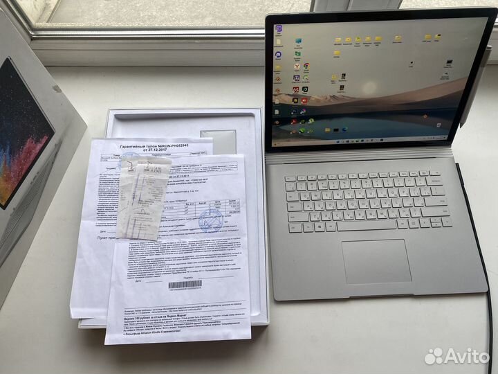 Microsoft surface book 2 15' i7/16/ssd512/gtx 1060