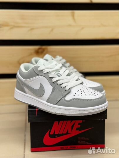 Кроссовки Nike Air Jordan 1 LOW Grey/White