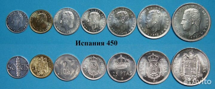 Наборы иностранных монет