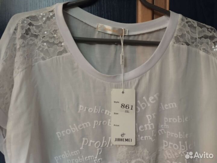 Блузка летняя, 58-60 размер