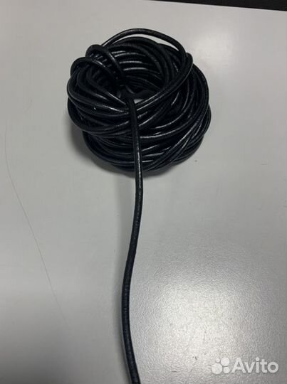 Кожанный пресованный шнурок