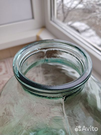 Бутыль стеклянная 10 литров