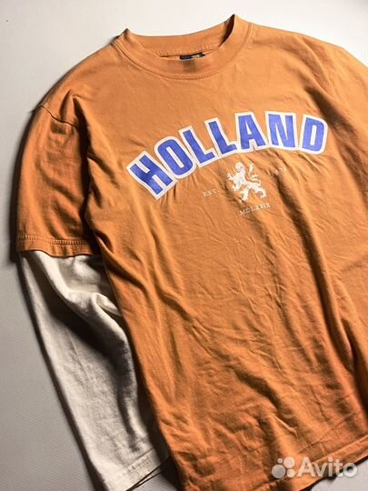 Винтажный лонгслив Holland Голландия