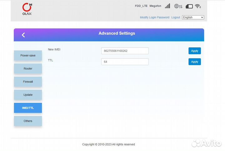 Wi-Fi Модем Olax F90 с MiMo антенной SMART тарифы