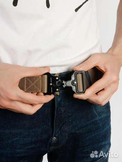 Тактический ремень кобра песочный