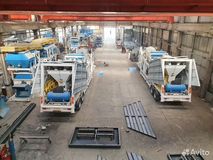 Мобильный бетонный завод Promax M100 TWN