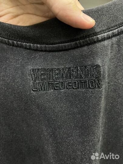 Футболка vetements оверсайз (хит 2024)