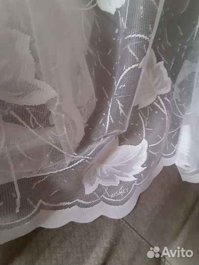 Тюль метражом.Высота 1.20м