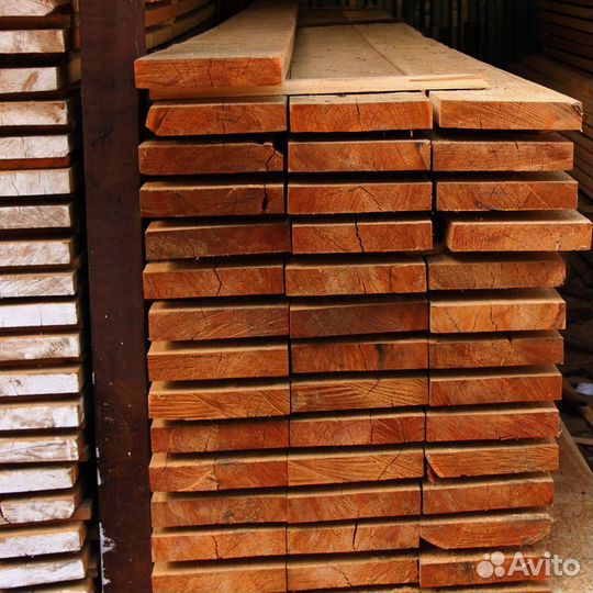 Шлифованные доски лиственницы 40x130 мм для удобст