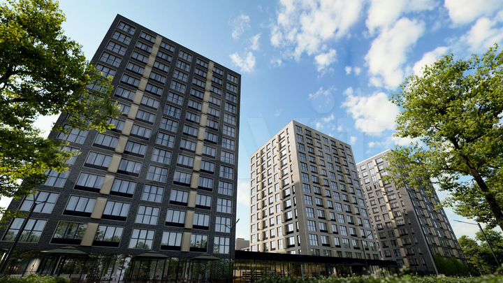 3-к. квартира, 91,4 м², 11/14 эт.