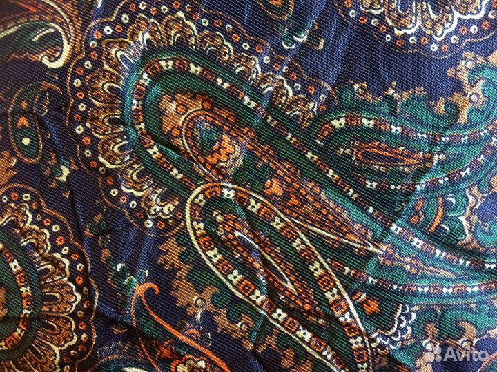 Ткань отрез хлопок и шёлк ацетатный