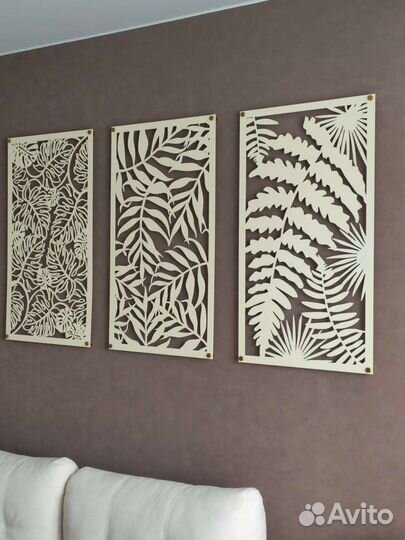 Панно из металла