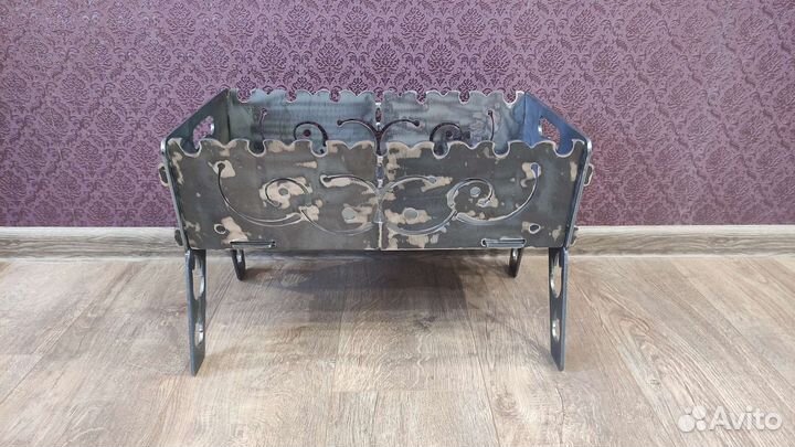 Мангалы новые 4мм, разборные, разные