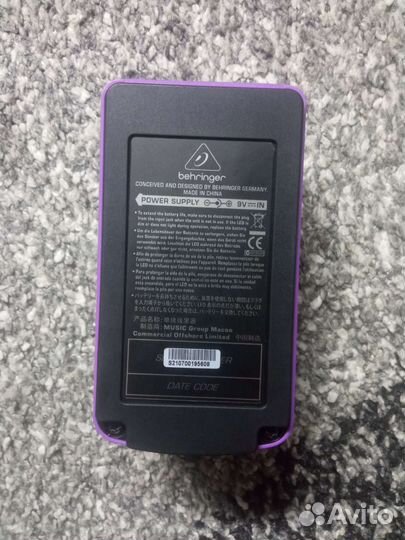 Гитарная педаль behringer od300