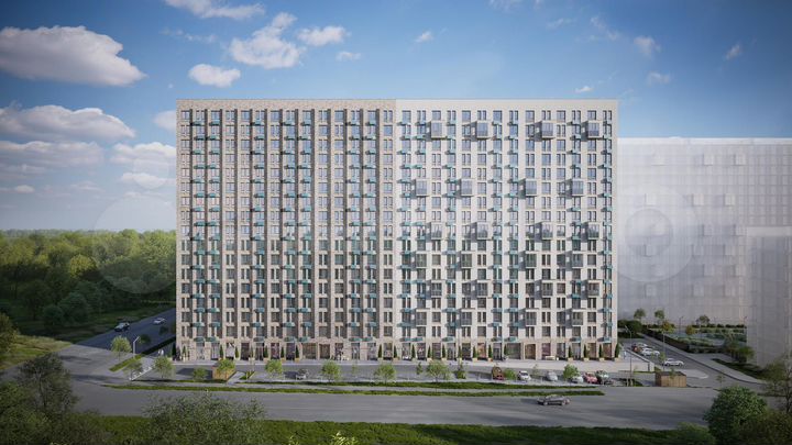 2-к. квартира, 53,9 м², 6/17 эт.