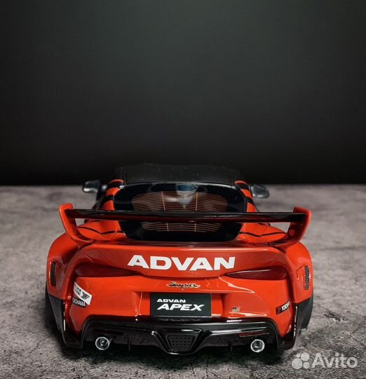 Pandem Toyota GR Supra V1.0 2019 1:18 red/black