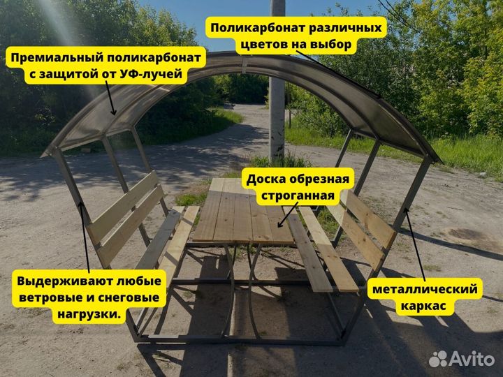 Беседка с установкой день в день