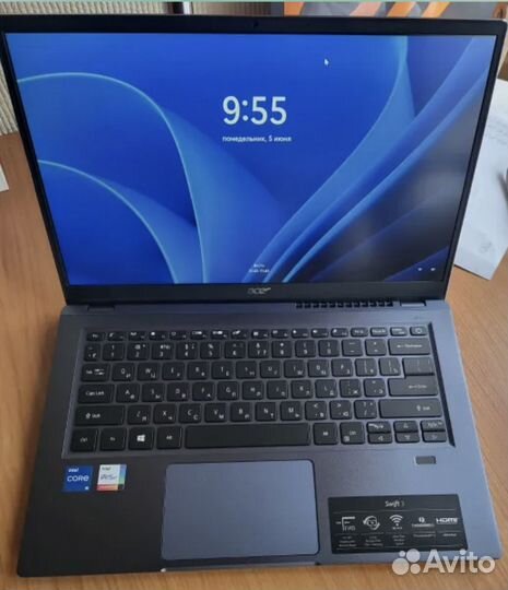 Новый Acer swift 3 14