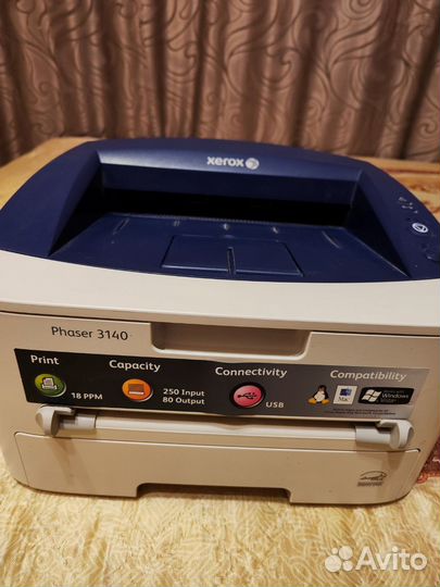 Принтер лазерный чб Xerox phaser 3140