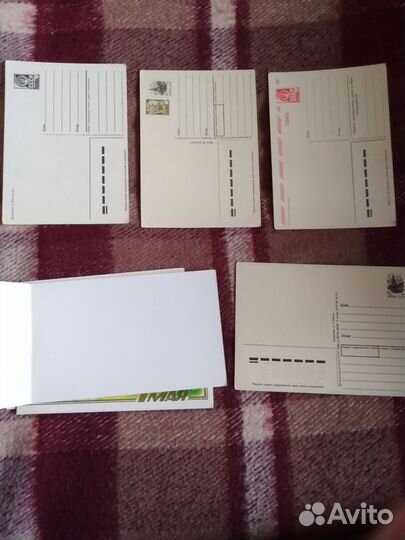 Открытки СССР чистые