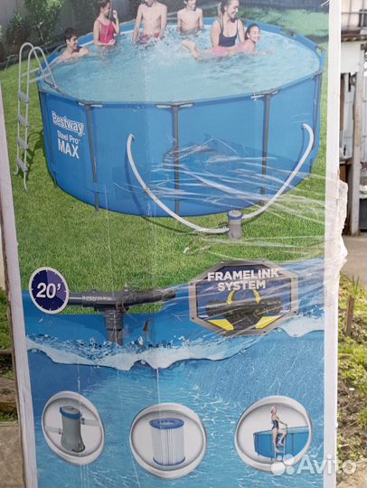 Каркасный бассейн 366 на 122 бу