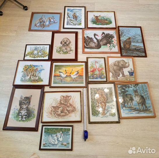 Картина вышитая крестом