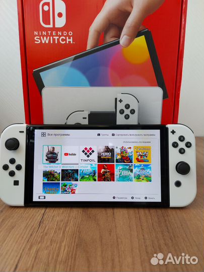 Новый прошитый Nintendo Switch Oled Любые игры