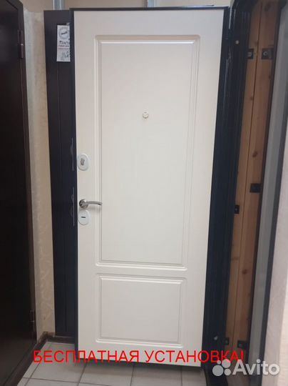 Металлическая входная дверь с установкой в подарок