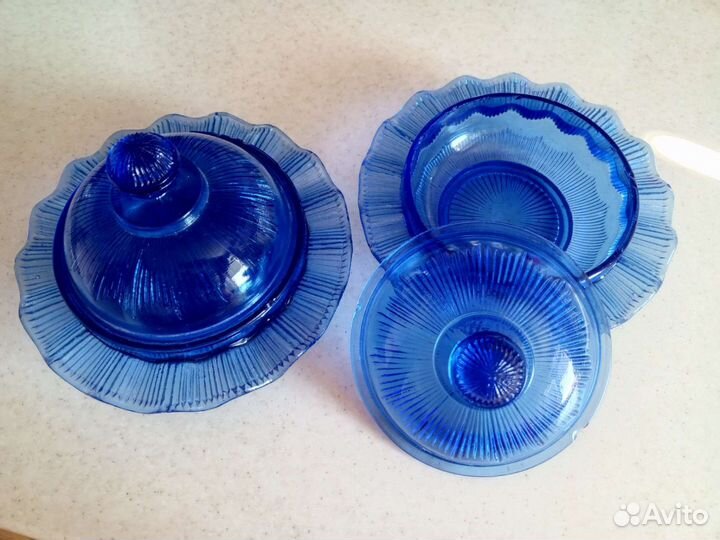 Конфетницы стеклянные СССР