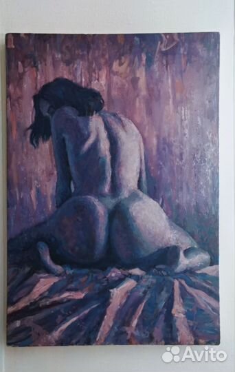 Картина маслом ню