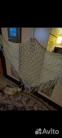 Косынка вязаная женская