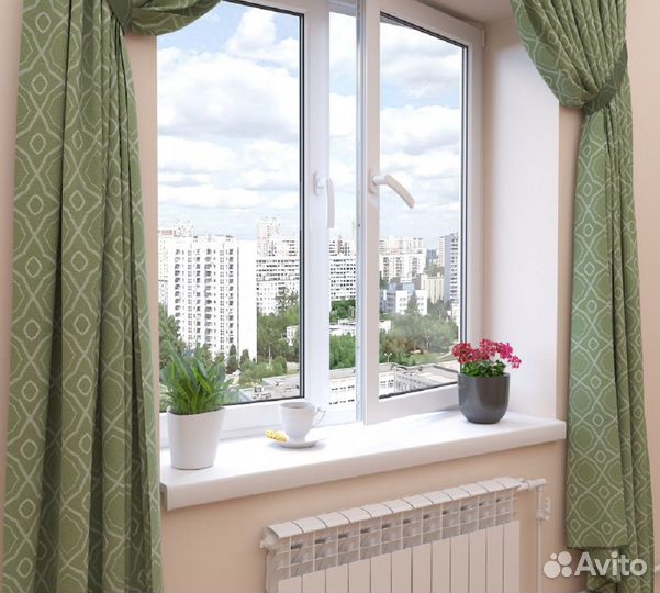 Окна пластиковые пвх новые монтаж