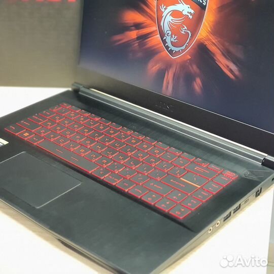 Игровой MSI 144Hz/RTX 3050/gddr6/intel i5-10H/8gb