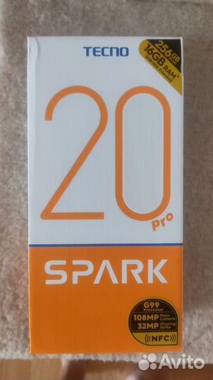 TECNO Spark 20 Pro, 8/256 ГБ