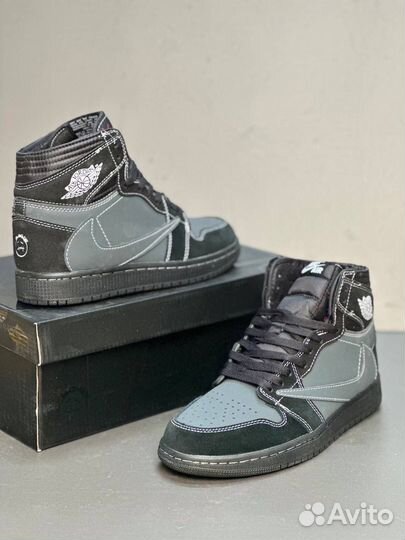 Кроссовки nike air jordan 1 high travis scott