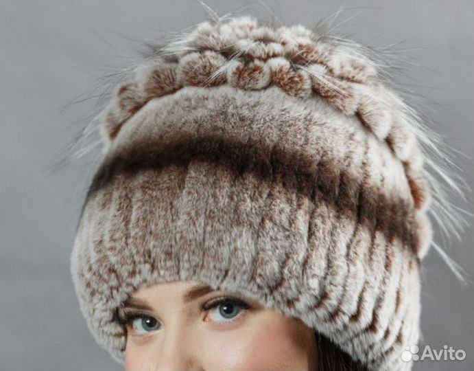 Шапка зимняя меховая женская