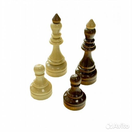 Шахматы обиходные в деревянной доске