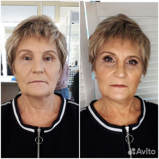 Макияж, локоны