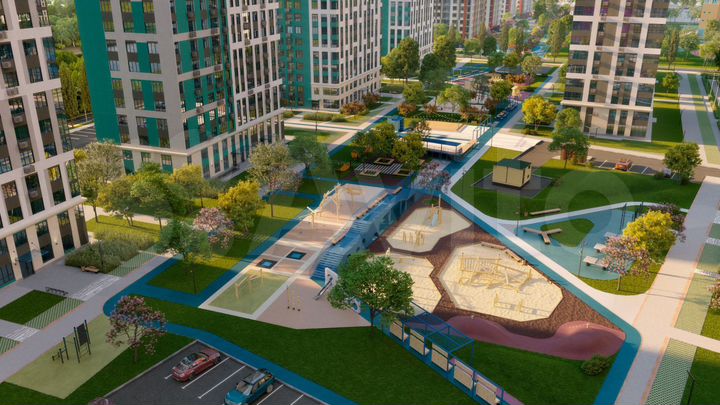 2-к. квартира, 55,5 м², 11/22 эт.