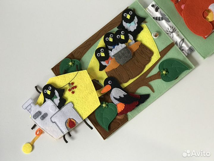 Развивающая книжка-малышка 2в1