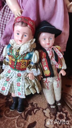 Пупс антикварный