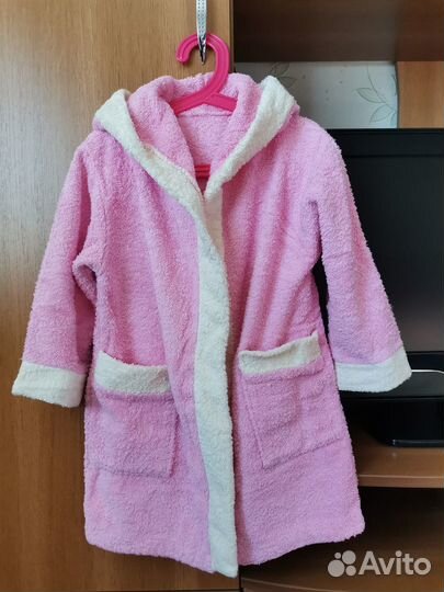 Халат махровый на девочку 116-122