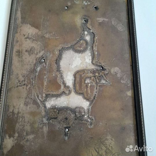 Старинная накладка от фотоальбома