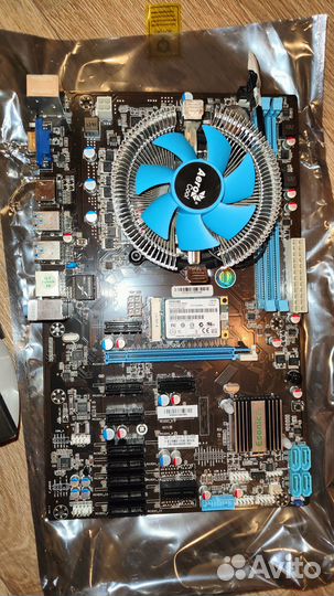 Мат. плата Esonic B250 Gladiator+G3900+ssd 128Гб