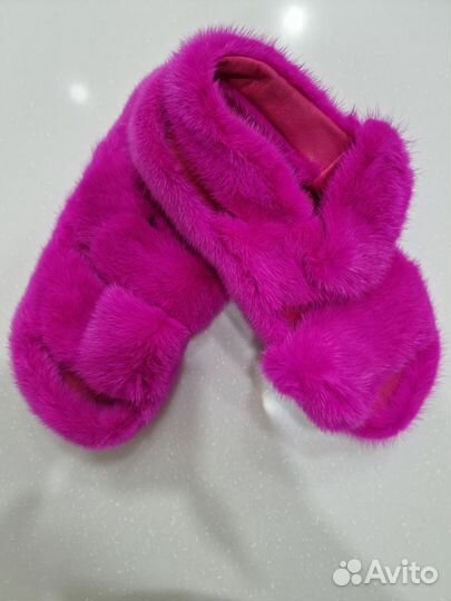 Сандали норковые