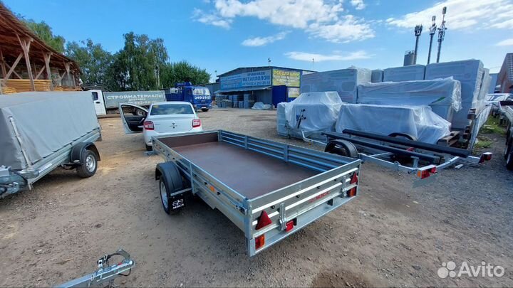 Прицеп 17.022 самосвал. Оцинкован с тентом 50 см