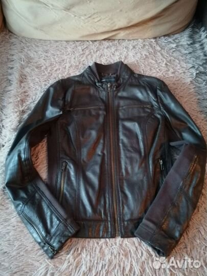 Куртка кожаная женская