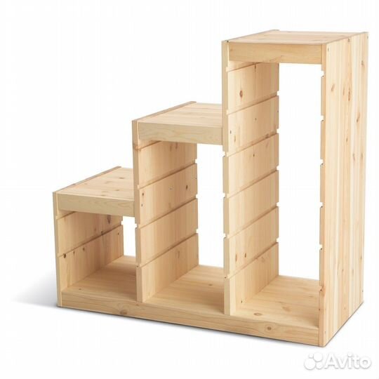 Фастор Каркас беленая сосна 94x44х91 труфаст икеа