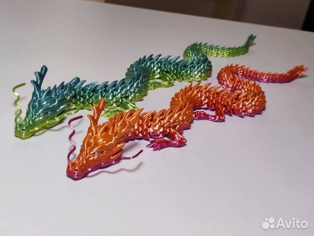 Украшение дракон 2024 дракон подвижный цветной объявление продам