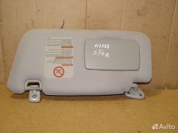 Солнцезащитный козырек Subaru Forester S11 2002г